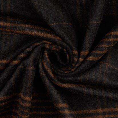 Hemmers Checked Felt Coat Fabric 2075980801  70% PES, 30% WO