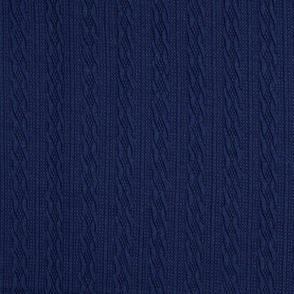 Hemmers  2098745026 Braided knit navy 100% PES