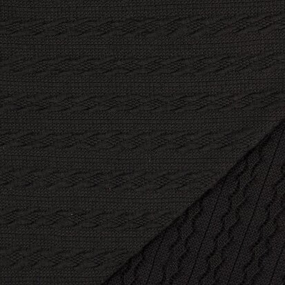 Hemmers  2098745001 Braided knit black 100% PES