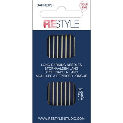 ReStyle Stopnaalden lang 3-5-7-9, 12 stuks assorti