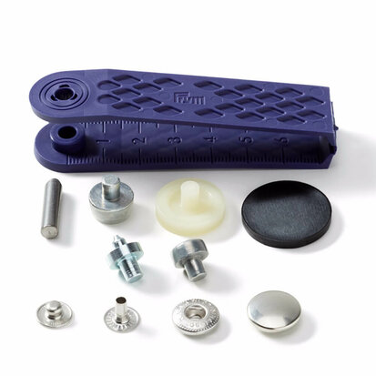 Prym Naaivrijdrukknoop anorak 15mm zilver - 10st