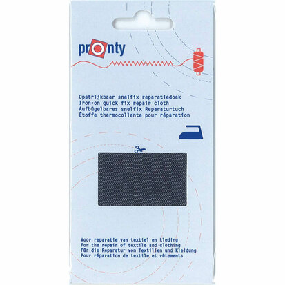 Pronty Reparatiedoek Snelfix opstrijkbaar- 371 - jeans