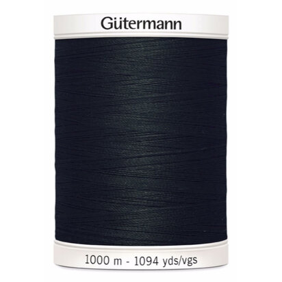 Zwart - Gütermann Allesnaaigaren 1000m - 000