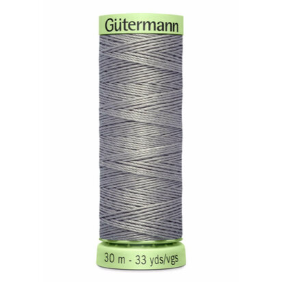 Grijs - Gütermann Knoopsgatgaren 30m  - 634