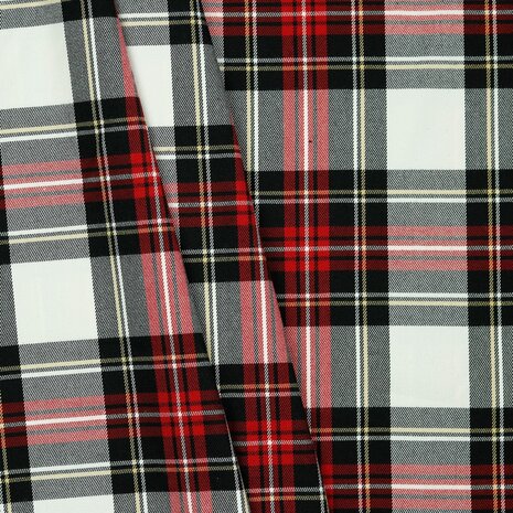 Verhees Tartan Check 03036.012 65%PL-32%VI-3%EA