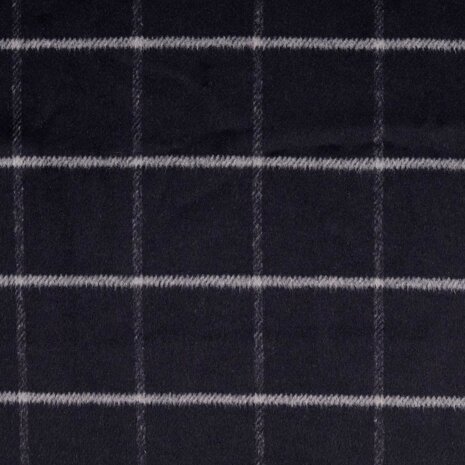 Hemmers Checked Felt Coat Fabric 2075990801  70% PES, 30% WO