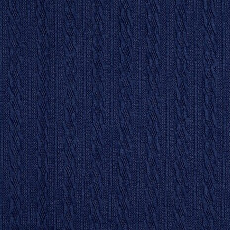 Hemmers  2098745026 Braided knit navy 100% PES